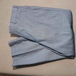 Bert Pulitzer Edison Mens 34 x 30 classic wool gray and black dress slacks pants